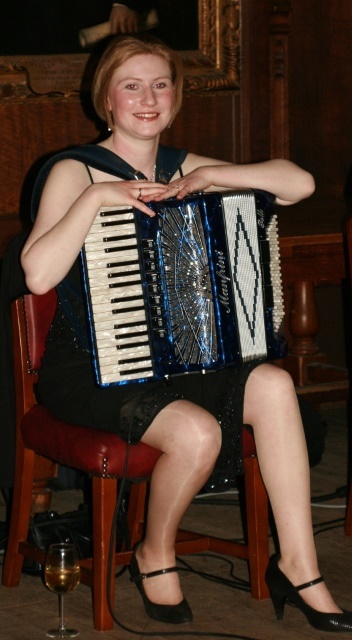 Marie and her Manfrini Accordion